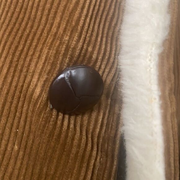 Canada Mens Corduroy Shearling Jacket 42 - Picture 4 of 10